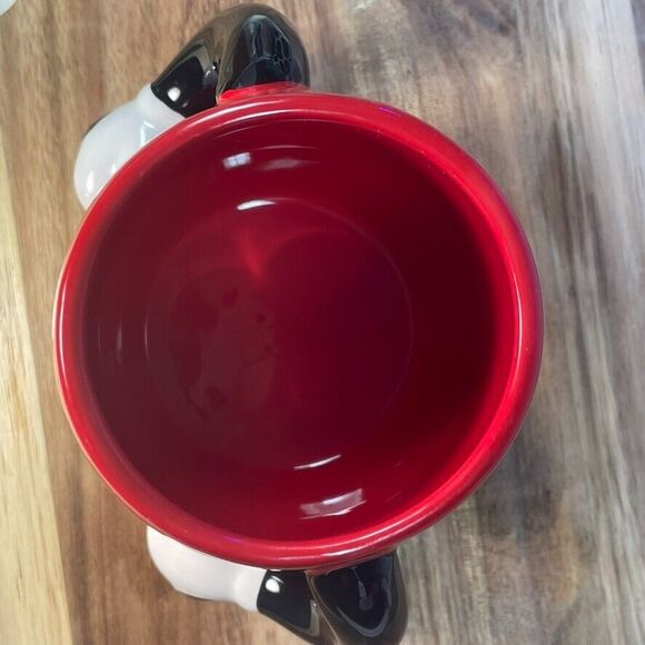 Disney Minnie Mouse Double Handle 3D Mug Red White Polka Dot Torso Galerie - Picture 9 of 10